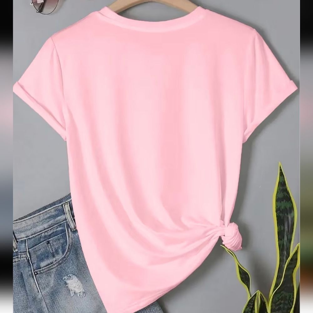 Cute Pink Pig Face T-Shirt Sz 12 - Picture 2 of 5